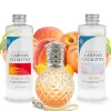 Pack économique Lampe Catalytique Orange Diamonds + Parfum Peach Velvet (200 ml) + Nettoyant Neutre (200 ml) + Mèche de Rechange