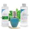 Pack économique Lampe Catalytique Aqua Marina + Parfum Mountain Mint (200 ml) + Nettoyant Neutre (200 ml) + Mèche de Rechange