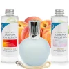 Pack économique Lampe Catalytique Bleu-Gris Mat + Parfum Peach Velvet (200 ml) + Nettoyant Neutre (200 ml) + Mèche de Rechange