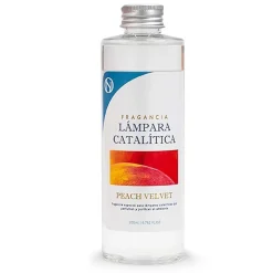 Pack économique 2x Parfum pour lampe catalytique 200 ml : Arôme Peach Velvet - Profitez plus longtemps de votre parfum préféré