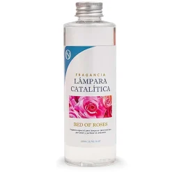 Pack économique 2x Parfum pour lampe catalytique 500 ml : Arôme Bed of Roses. Profitez plus longtemps de votre parfum préféré