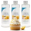 Pack économique 3x Parfum pour lampe catalytique 500 ml : Arôme Lemon Cake - Profitez plus longtemps de votre parfum préféré