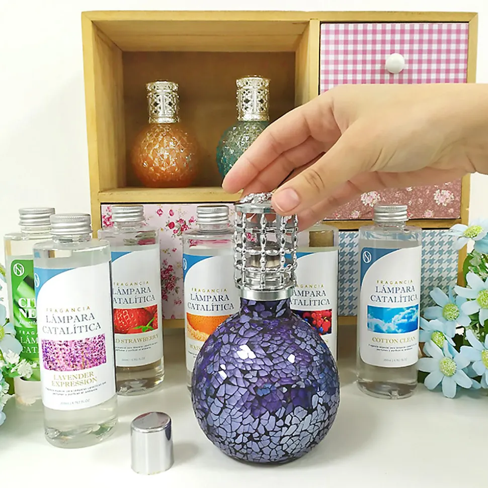 Pack économique 3x Parfums pour lampe catalytique 200 ml : 2 arôme Winter Citrus + nettoyant neutre