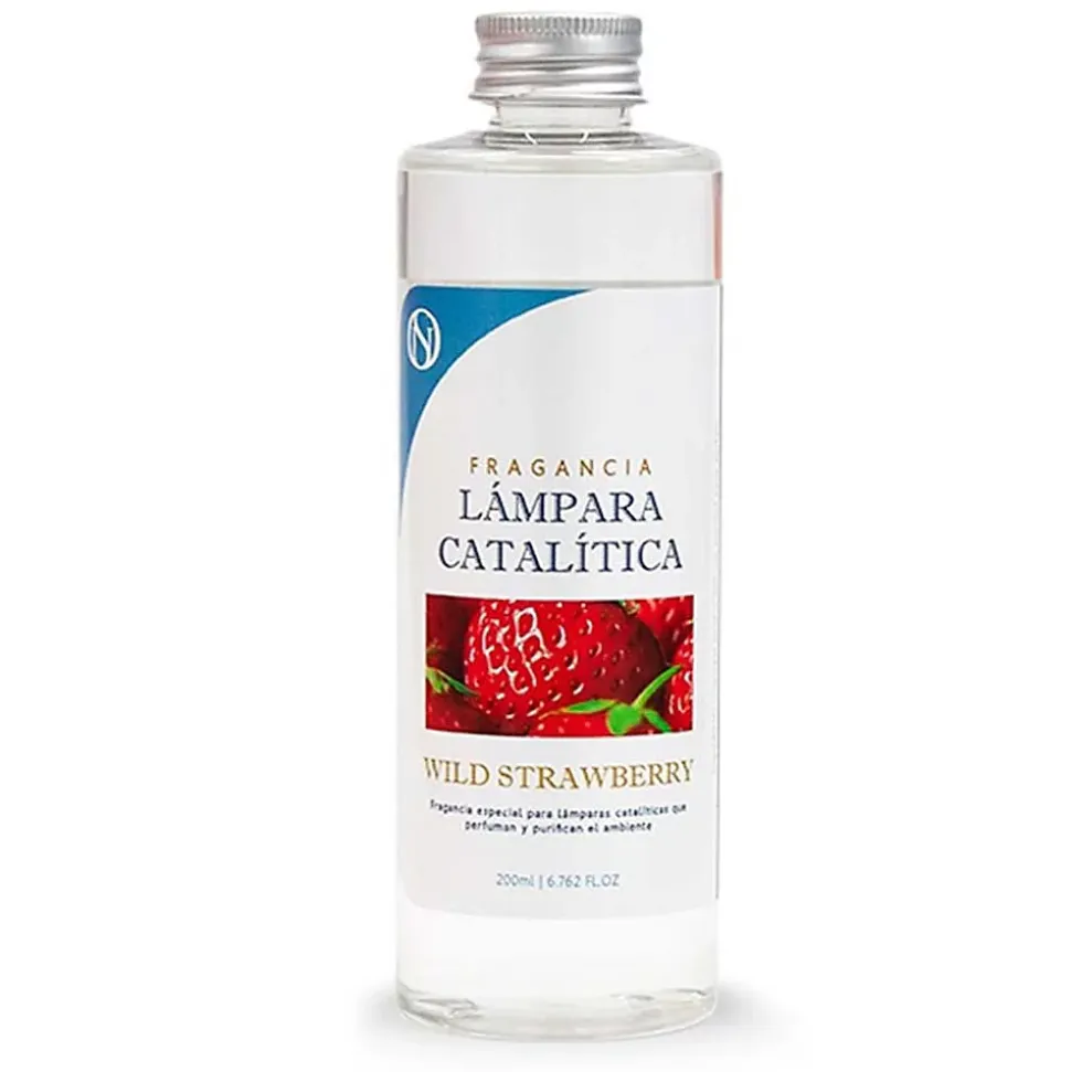 Pack économique 3x Parfums pour Lampe Catalytique : 2 Arômes Wild Strawberry 500 ml + Nettoyant Neutre 200 ml