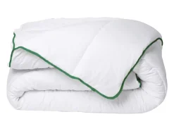 Pack Couette tempérée 220 x 240 + 2 oreillers 60 x 60 cm - Anti-acariens naturel Greencare - AZYLIA II
