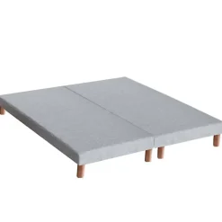 Pack matelas ressort et visco et 2 sommiers couette oreiller 180x200