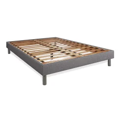 Pack sommier kit matelas Mémoire de forme avec couette et oreillers