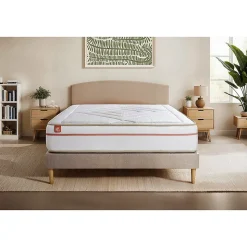 Pack sommier kit matelas Mémoire de forme avec couette et oreillers