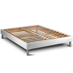 Pack sommier kit matelas Mousse polyuréthane à mémoire de forme avec couette et oreillers
