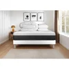 Pack sommier kit matelas Ressorts ensachés et mémoire de forme avec couette et oreillers