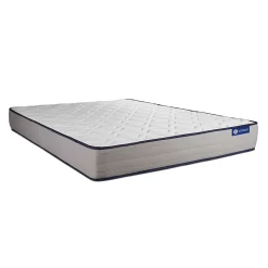Pack sommier kit matelas Ressorts ensachés et mémoire de forme avec couette et oreillers