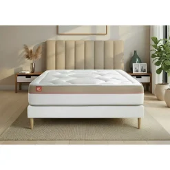 Pack sommier kit matelas Mémoire de forme avec couette et oreillers