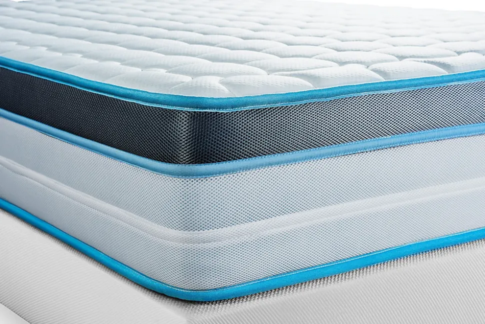 Pack sommier tapissier matelas Mémoire de forme avec couette et oreillers
