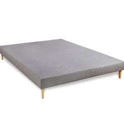 Pack sommier tapissier matelas Ressorts ensachés et mémoire de forme avec couette et oreillers