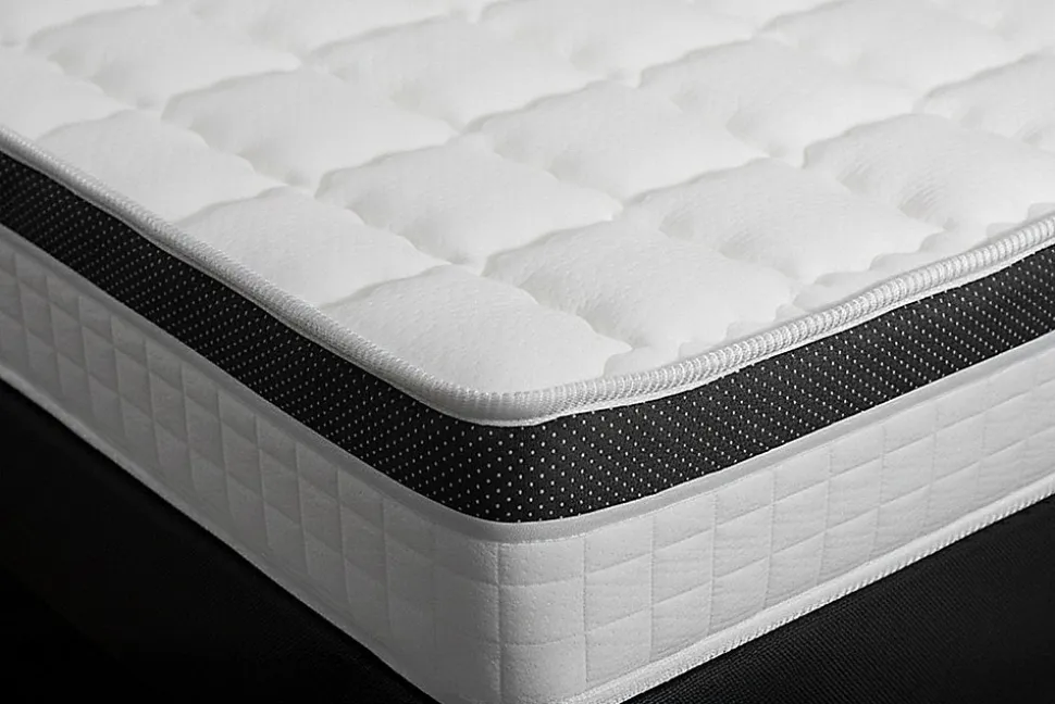 Pack sommier tapissier matelas Mémoire de forme avec couette et oreillers