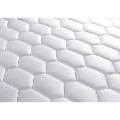 Pack sommier tapissier matelas Ressorts ensachés et mémoire de forme avec couette et oreillers