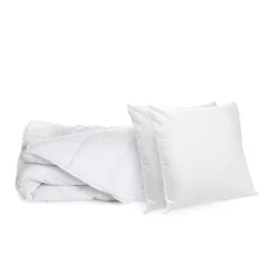 Pack Été Couette légère 220x240cm + 2 Oreillers 60x60cm ANTI-TRANSPIRATION TOPCOOL