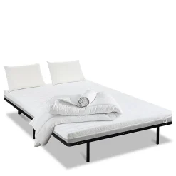 Pack Venus 90x190 cm Matelas Mousse + Sommier Métal + Accessoires
