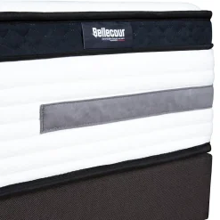 Pack Versailles 160x200 cm Matelas Ressorts ensachés + Sommier Bois + Accessoires