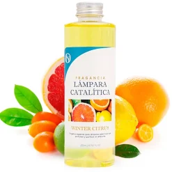 Parfum Winter Citrus pour lampe catalytique (200 ml) - Élimine les mauvaises odeurs, parfume et nettoie l'environnement