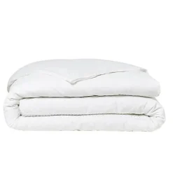 Parrure de lit TODAY Prestige - 240 x 260 cm - 2 personnes - 100% Percale finition macramé - Craie