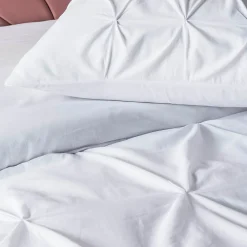 Parure 3 Pièces Heloise 100% Coton (260x240 cm - Blanc)