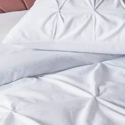 Parure 3 Pièces Heloise 100% Coton (240x220 cm - Blanc)