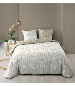Parure 3 pièces 220x240cm 57 fils réversible