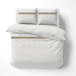 Parure coton douceur champêtre (240x220 cm - Blanc)