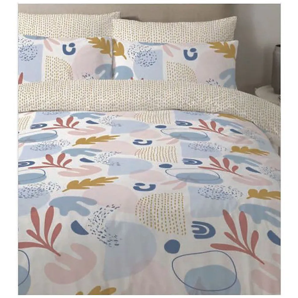 Parure de couette "Anisa" toutes dimensions 100% Coton / 57 Fils/cm² - Parure de couette 200 x 200 cm + 2 Taies d'oreiller 63 x 63