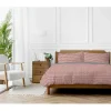 Parure de couette "Arri" toutes dimensions 100% Coton / 57 Fils/cm² - Arri Terracotta - Parure de couette 240 x 220 cm + 2 Taies d