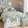 Parure de couette au style nature (240x220 cm - Vert)
