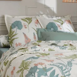 Parure de couette au style nature (240x220 cm - Vert)