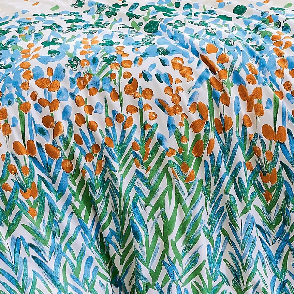 Parure de couette au style printanier (200x200 cm - Vert)