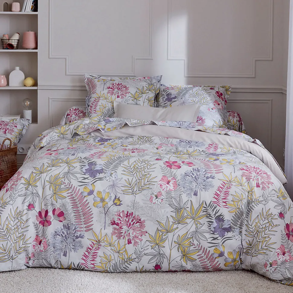 Parure de couette champêtre (140x200 cm - Blanc)