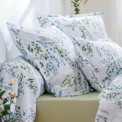 Parure de couette feuilles de tilleul (200x200 cm - Vert)