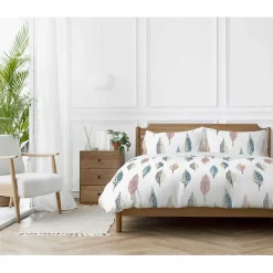 Parure de couette "Flynn" toutes dimensions 100% Coton / 57 Fils/cm² - Parure de couette 200 x 200 cm + 2 Taies d'oreiller 63 x 63