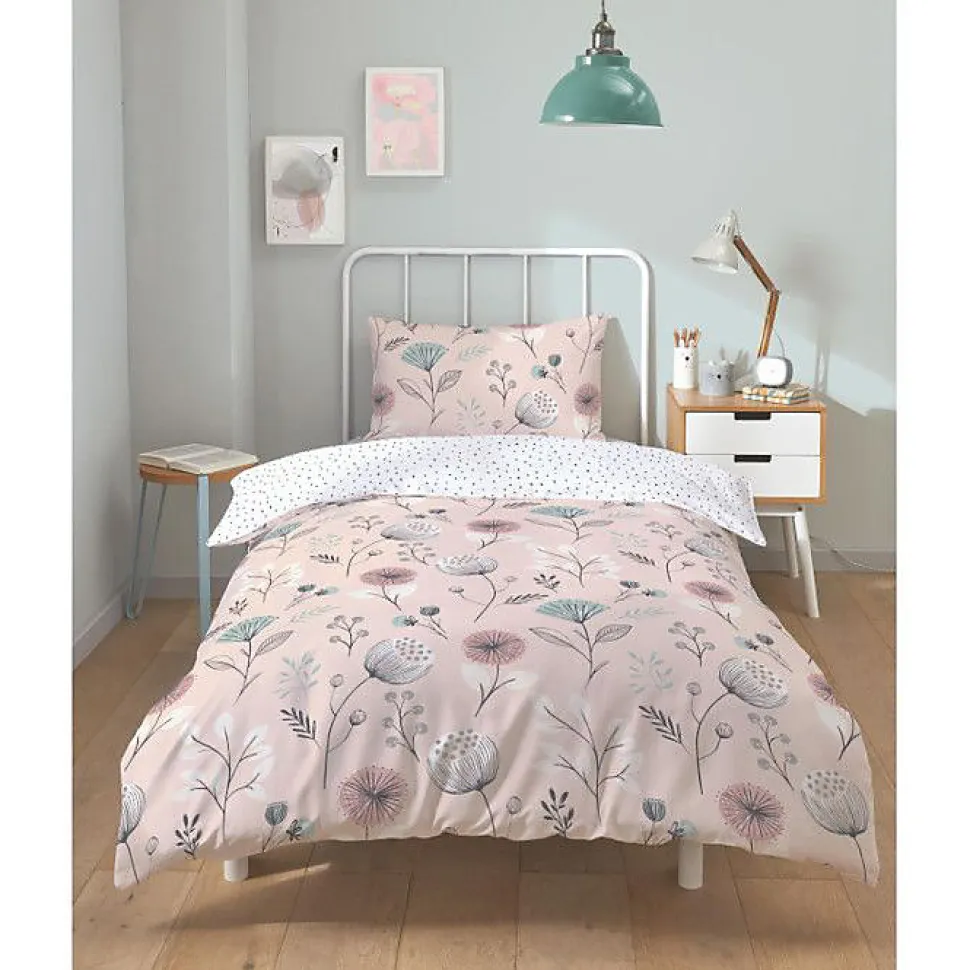 Parure de couette "Olia" toutes dimensions 100% Coton / 57 Fils/cm² - Olia Blush - Parure de couette 140 x 200 cm + 1 Taie d'oreil