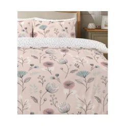 Parure de couette "Olia" toutes dimensions 100% Coton / 57 Fils/cm² - Olia Blush - Parure de couette 260 x 240 cm + 2 Taies d'orei