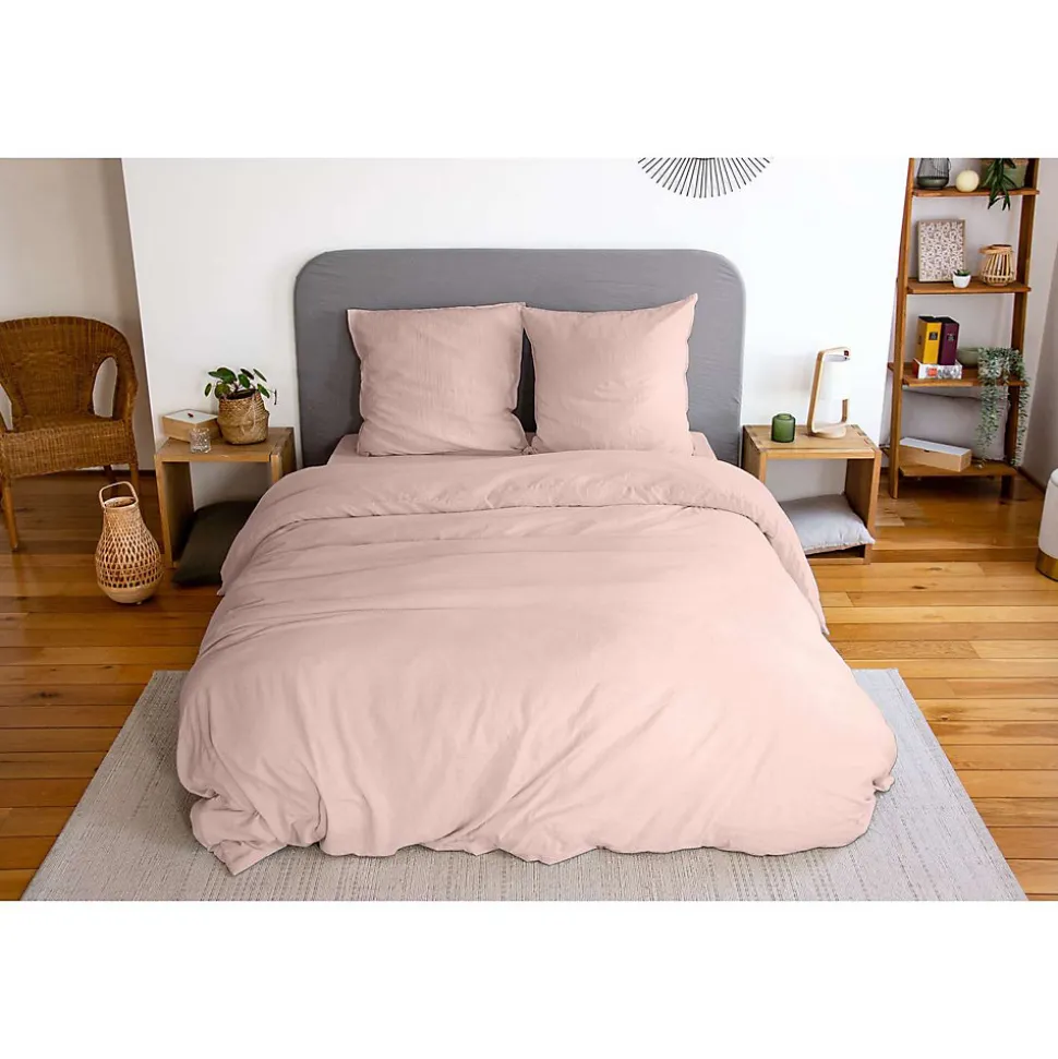 Parure de lit - 100% microfibre lavée