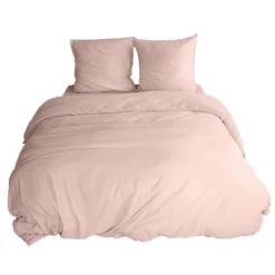 Parure de lit - 100% microfibre lavée