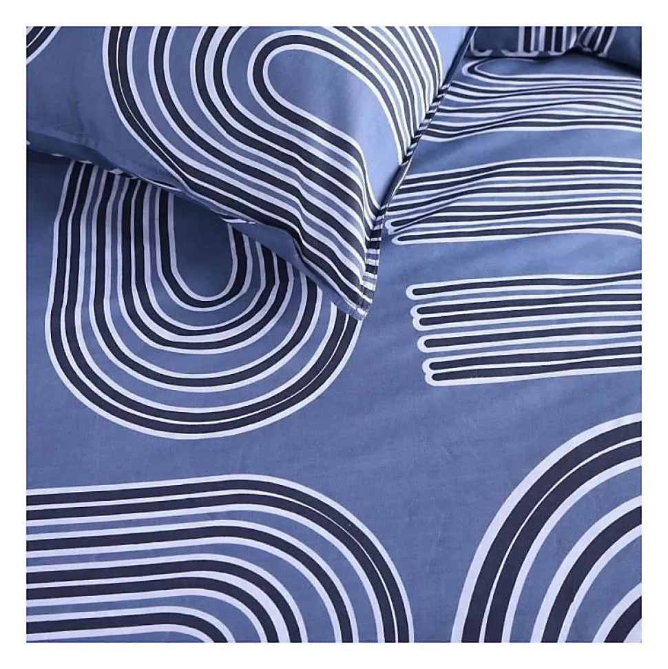 Parure de lit 1 personne - TODAY - Sunshine 15.26 - 140 x 200 cm - 100% Coton imprimé