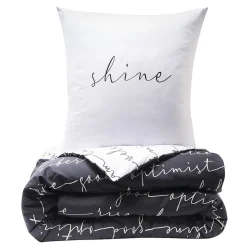 Parure de lit 2 personnes en microfibre 240x220cm