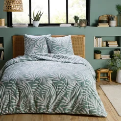 Parure de lit 2 personnes tropical en polycoton 240x220cm