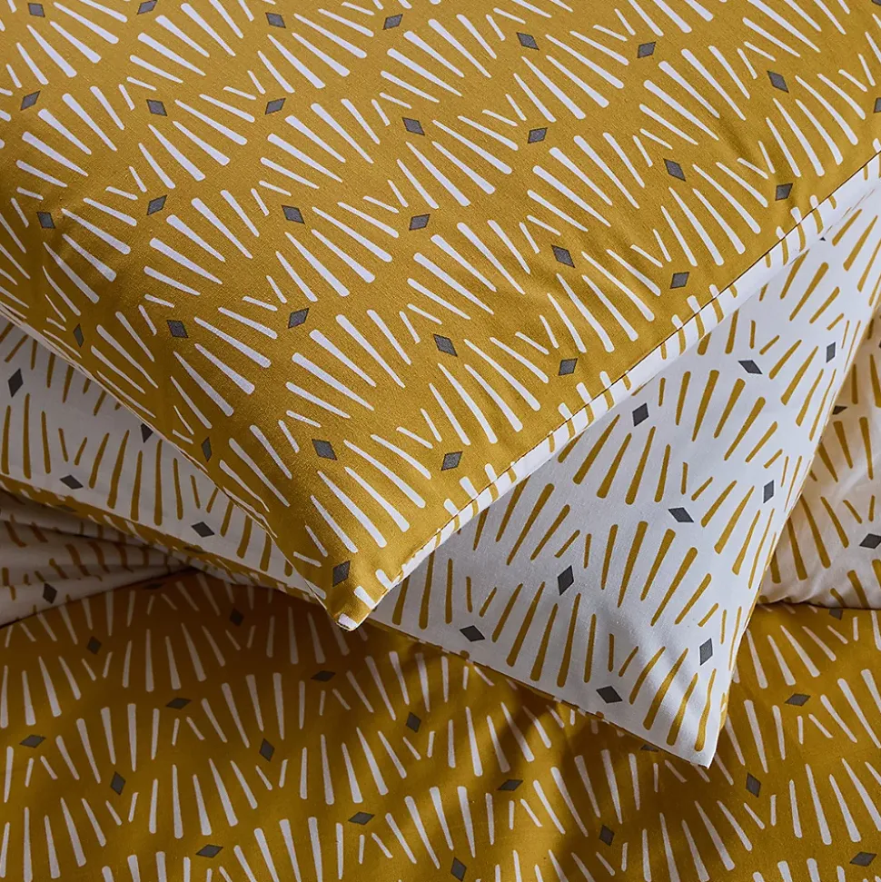 Parure de lit 2 personnes réversible en polycoton 260x240cm