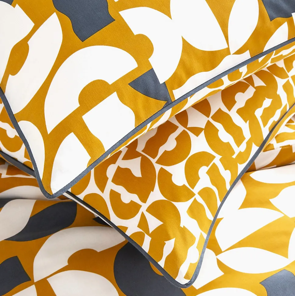 Parure de lit 2 personnes géométrique réversible 260x240cm