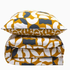 Parure de lit 2 personnes géométrique réversible 260x240cm