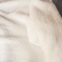 Parure de lit 3 pièces 240x220 cm microfibre et sherpa SHERPA Rose