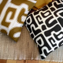 Parure de lit 2 pièces 140x200 cm BAKA 100% microfibre motif abstrait