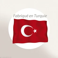 Parure de lit 3 pièces 240x220 cm et 50x70 cm mousseline de coton MILOS vert lichen